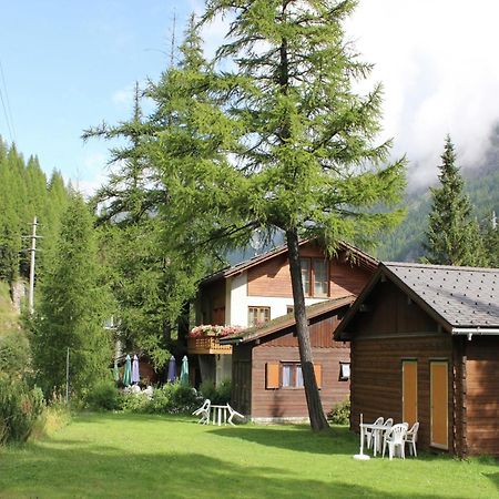 Modern Chalet in Saas Balen with Garden Exterior foto